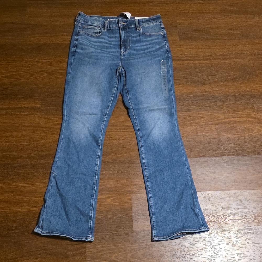 American Eagle Outfitters Flare Blue Jeans